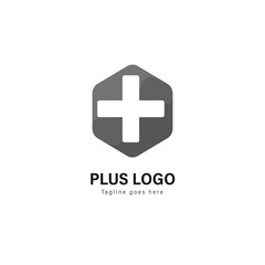Obraz premium Medic logo template design. Medic logo with modern frame vector design