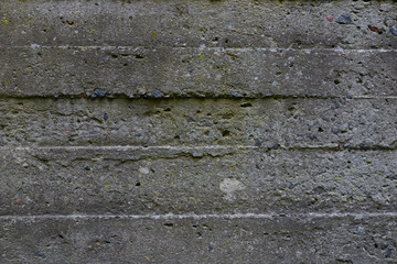 fragment of old rough concrete wall