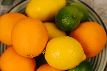 Assortment of exotic fruits isolated 