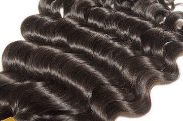 loose deep curly black human hair weaves extensions bundles