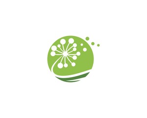 Dandelion flower logo