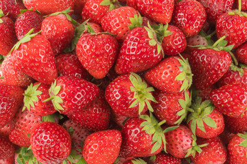 Fresh strawberry background.