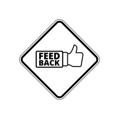 Simple Feedback icon or sign