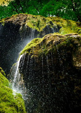 waterfall Schleierf&auml;lle in bavaria, travel germany