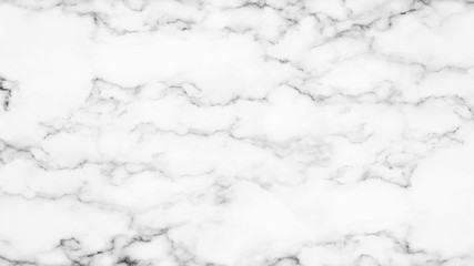White marble texture with natural pattern for background.