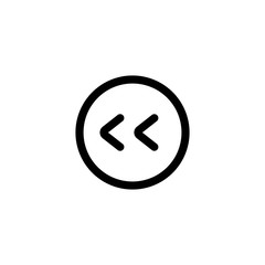 Multimedia  player arrow icon. Player control sign