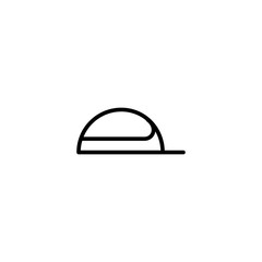 Sport hat icon. Worker hat sign