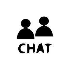 Chat icon. Dialogue sign