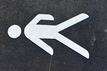 pedestrian crossing as a sign