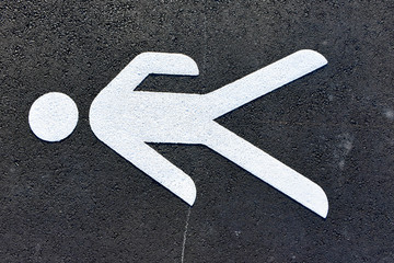 pedestrian crossing as a sign