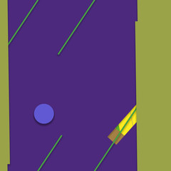 Flat material design - Creative vector trend seamless