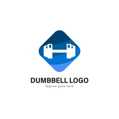 Fitness logo template design. Fitness logo with modern frame vector design