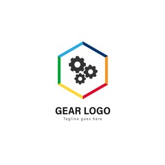 Fototapeta premium Automotive logo template design. Automotive logo with modern frame vector design