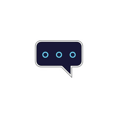 Speech message icon