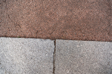 Fototapeta premium Background of stone slabs and soil