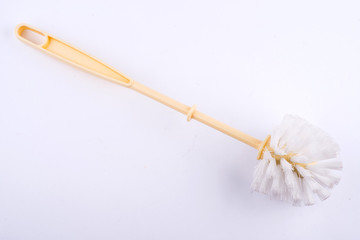toilet brush close up. toilet brush