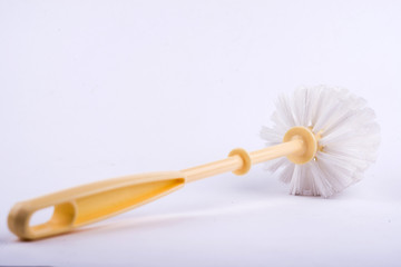 toilet brush close up. toilet brush