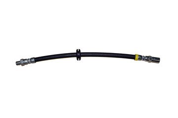 Brake hose for a car on a white background