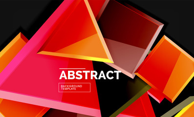 Shiny style geometric background