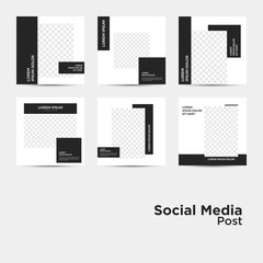 Modern promotion square web banner for social media mobile apps. Elegant sale and discount promo backgrounds fo digital marketing