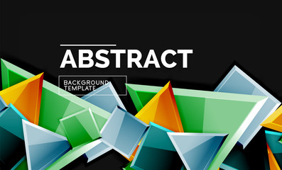 Shiny style geometric background