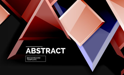 Shiny style geometric background