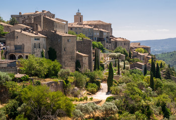 Medieval hilltop town of Gordes. Provence. France.
