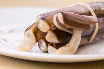 razor clams, seafood