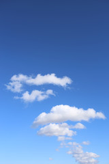 blue sky with clouds