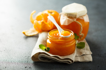 Homemade tangerine jam