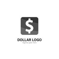 Money logo template design. Money logo with modern frame vector design