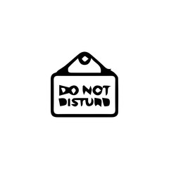 Do not disturb sign