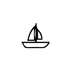 Boat travel icon