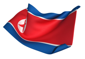 北朝鮮国旗　比率1:2