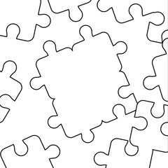 puzzles pieces connection