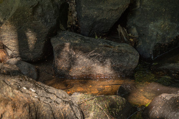 Spring in a cave