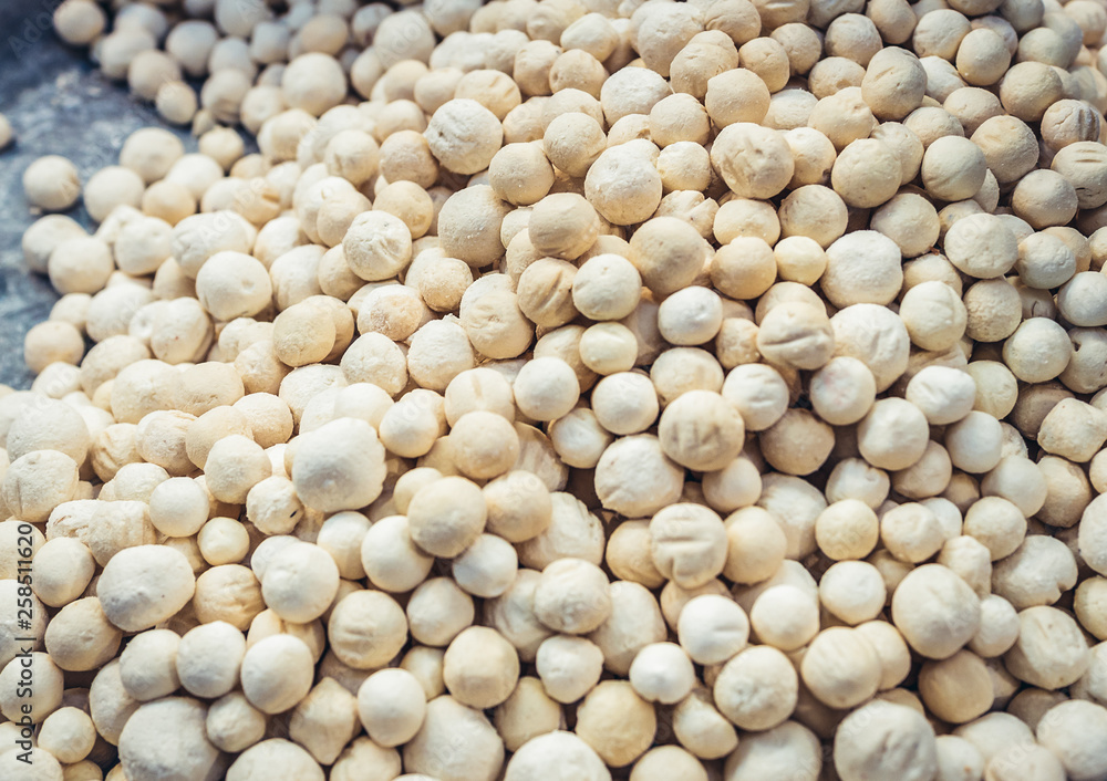 Canvas Prints Drained yougurt balls called Kashk for sale on the food market in Shiraz, Iran