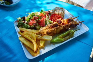 skewers mix arabic kebabs