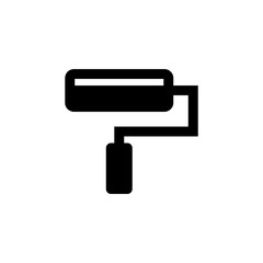 Paint roller icon, vector, logo