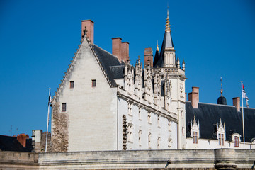 Fototapeta premium Castle of the Dukes of Brittany (Chateau des Ducs de Bretagne) in Nantes, France