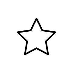 Star icon vector