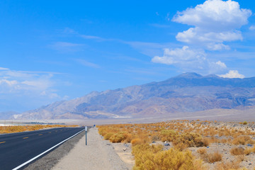 Perspective road, Death Valley, USA