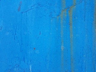 Abstract blue metal wall texture and background