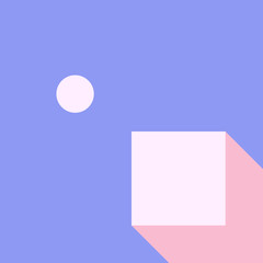 Vector Geometric Background in Material Design style