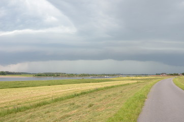 Obraz premium Euro velo 15 cycling path germany