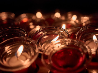 Candles in the dark