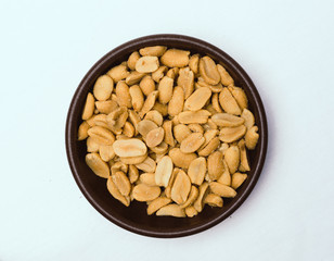 Spicy Peanuts in Bowl