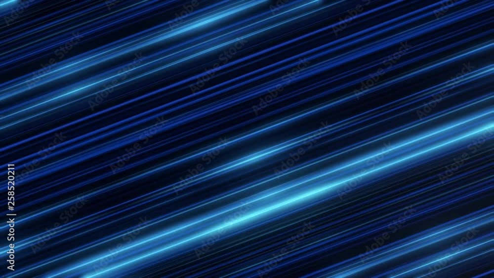 Poster abstract background of shimmering neon lines. animation. solid rotating background of horizontal bri