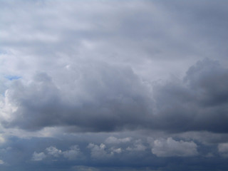 blue sky with clouds
