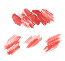 brush painted acrylic background. Art abstract brush paint texture design paint stroke poster in fall color. design element for headline, sale banner, backdrop.